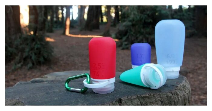 Силиконовая бутылочка Humangear GoToob + Medium