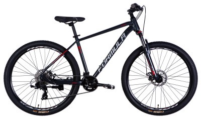 Велосипед AL 27.5" Formula THOR DD CS рама-18" чорний зі сріблястим 2026