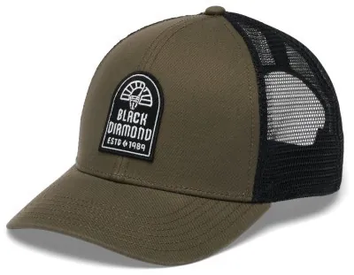 Кепка Black Diamond BD Trucker Hat, One Size, Basalt/Black/Black Cam Patch