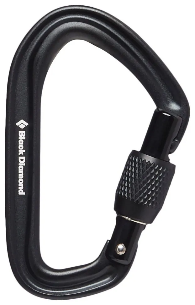 Карабін Black Diamond HotForge Screwgate Carabiner, Black, р. (SHM_BD 210161.0002)