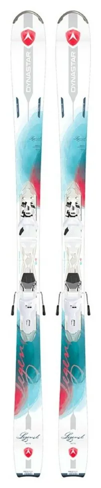 Лижі гірські (комплект) Dynastar LEGEND W75+XPRESS W 10 149см White/light blue/pink (DAHS201+FCHD031) (149 см light blue, pink, white)