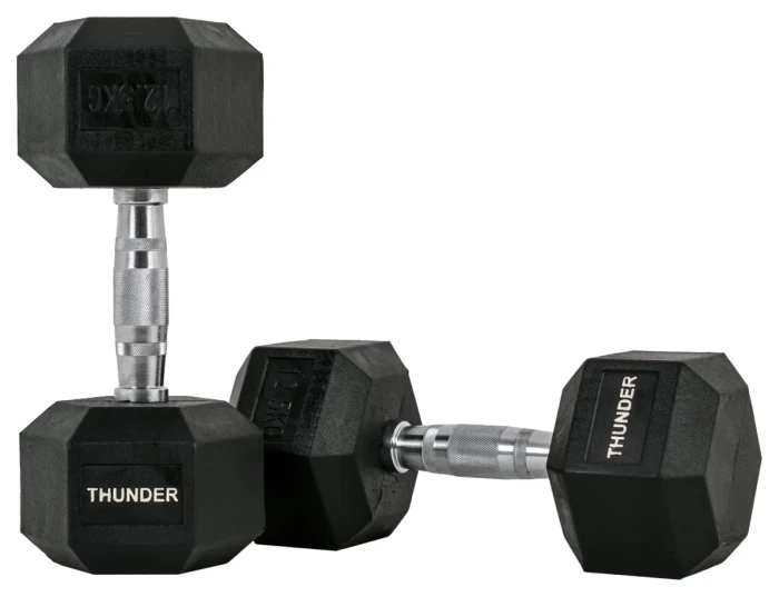Гантель шестигранна THUNDER 12,5 кг