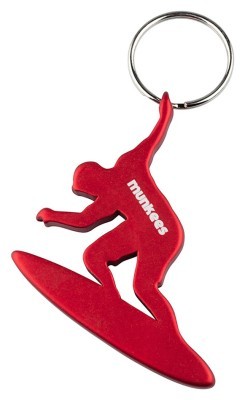 Munkees 3523 брелок-открыватель Surfer red
