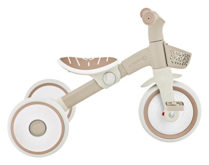 Велосипед детский GLOBBER серии LEARNING TRIKE 2в1 PLUS, кокос, до 20кг, 3 колеса