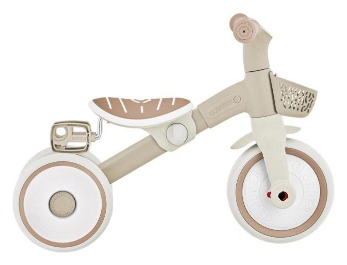 Велосипед детский GLOBBER серии LEARNING TRIKE 2в1 PLUS, кокос, до 20кг, 3 колеса