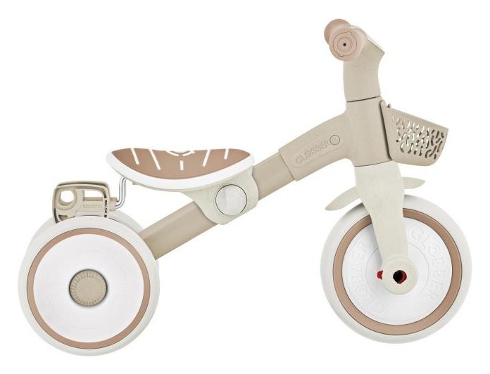 Велосипед детский GLOBBER серии LEARNING TRIKE 2в1 PLUS, кокос, до 20кг, 3 колеса