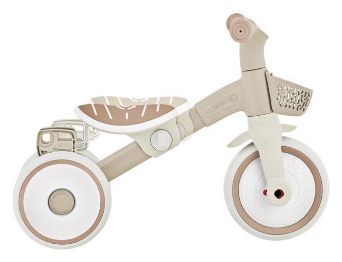 Велосипед детский GLOBBER серии LEARNING TRIKE 2в1 PLUS, кокос, до 20кг, 3 колеса