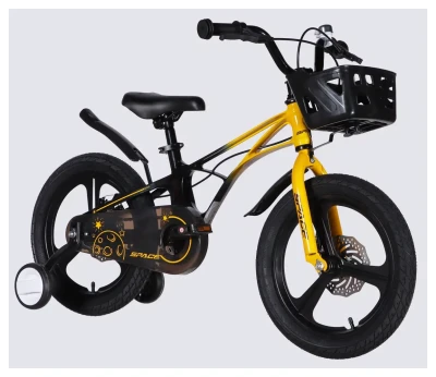Велосипед уцінений MG 16" SPACE KID ANDROMEDA DD рама-9" жовто-чорний 2026