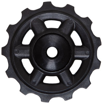 Ролики 13 KENLI KL-4012B для зад. перекл. Пластик чорний