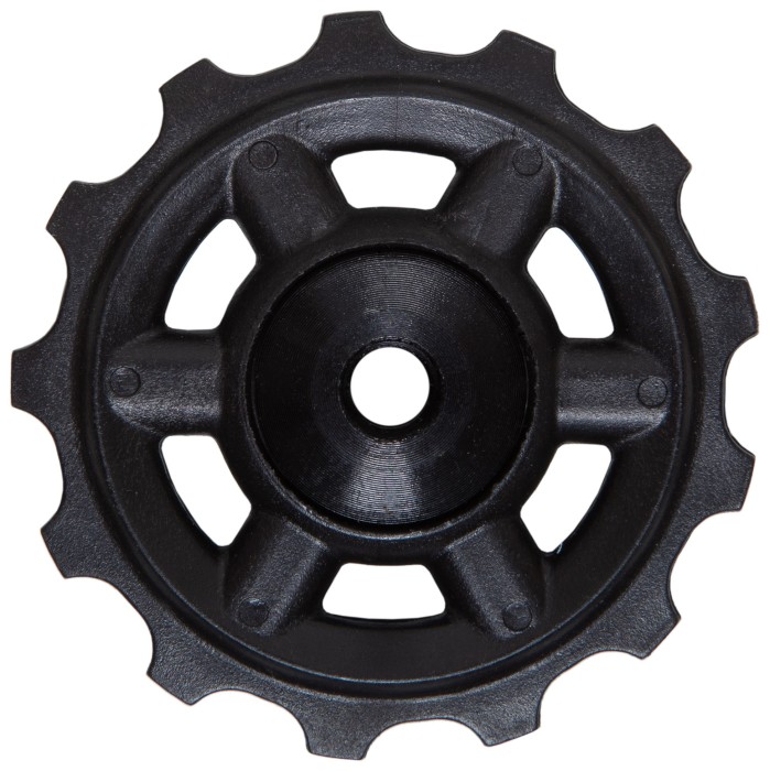 Ролики 13 KENLI KL-4012B для зад. перекл. Пластик чорний, укр, укр