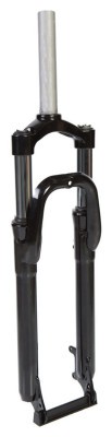 Вилка 29" Амортизаційна Сталь 1-1/8" disc/v-br безрізьб. під ексцентрик шток-260мм travel-100мм FSD LJ-535A чорний