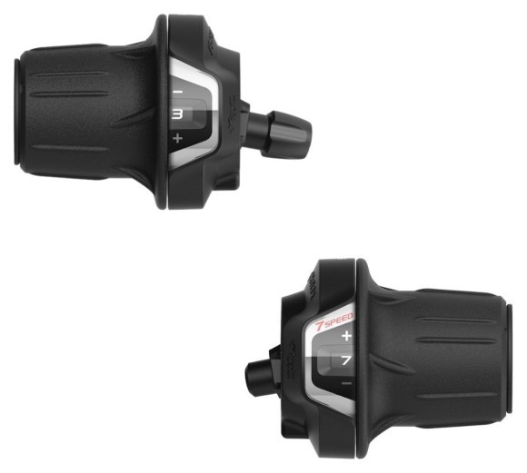 Ручки перемикання Гріпшифт 21 SHIMANO RV300 індекс з дісплеєм, укр
