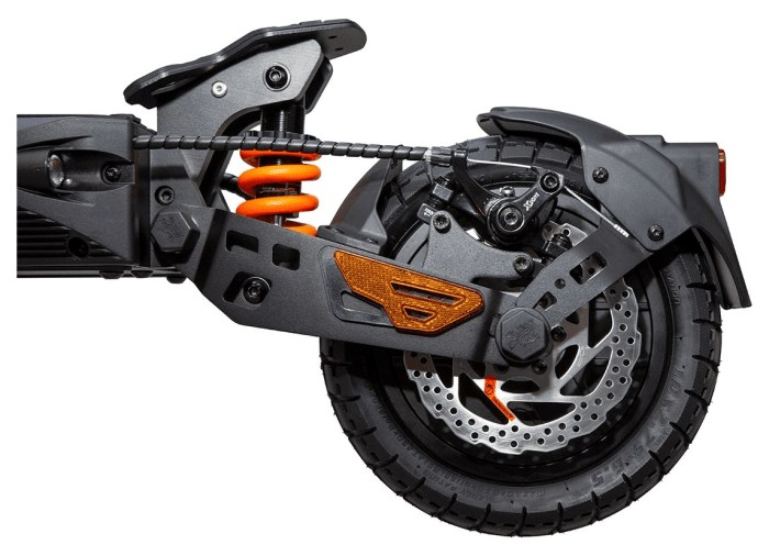 Електросамокат Kugoo Kirin G2 Master Dual 2025 (1000x2 Вт; 20.8 А*год; 52 В), чорний, укр, укр