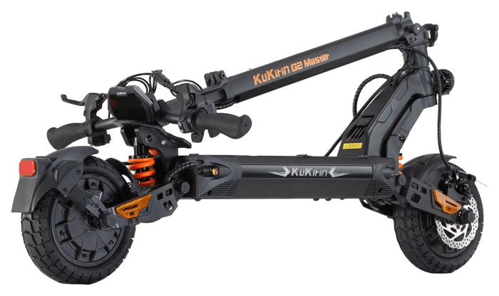 Електросамокат Kugoo Kirin G2 Master Dual 2025 (1000x2 Вт; 20.8 А*год; 52 В), чорний, укр, укр