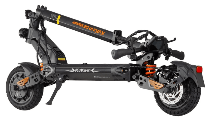 Електросамокат Kugoo Kirin G2 Master Dual 2025 (1000x2 Вт; 20.8 А*год; 52 В), чорний, укр, укр