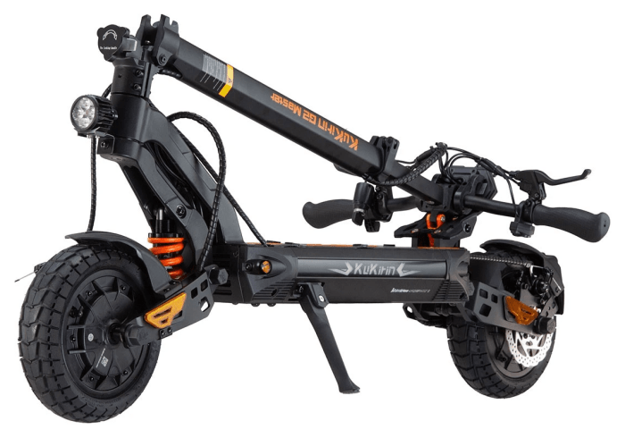 Електросамокат Kugoo Kirin G2 Master Dual 2025 (1000x2 Вт; 20.8 А*год; 52 В), чорний, укр, укр