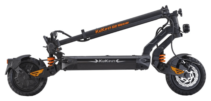 Електросамокат Kugoo Kirin G2 Master Dual 2025 (1000x2 Вт; 20.8 А*год; 52 В), чорний, укр, укр