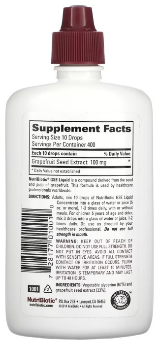 GSE Liquid Concentrate - 118 ml