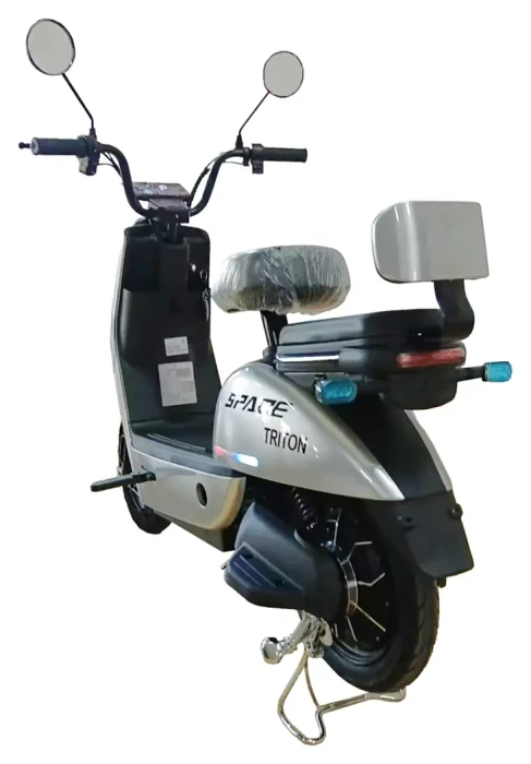 Электроскутер SPACE TRITON 60B 800Вт 20А*г барабан/барабан свинцово-кислотный серебристый 2026