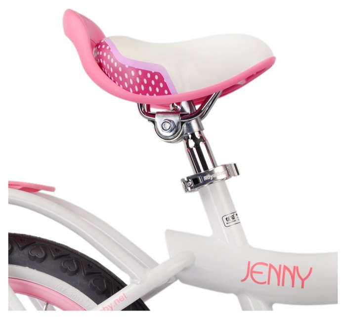 Велосипед RoyalBaby JENNY GIRLS 14", OFFICIAL UA, белый