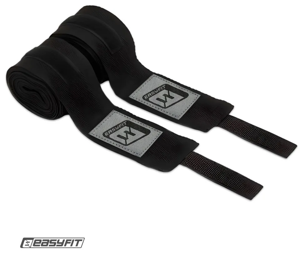 Бинти для боксу EasyFit Classic Wrap 3,5 м (Чорний)
