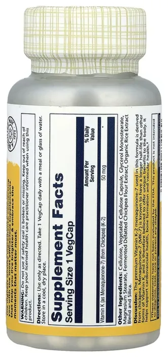 Vitamin K-2 MK-7 50mcg - 60 vcaps
