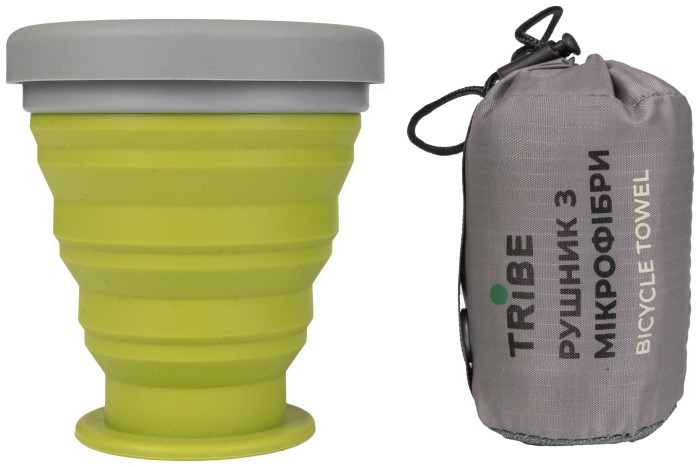 Рушник з мікрофібри Tribe Bicycle Towel 40х80 см T-LC-0005-S, olive