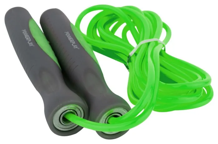 Скакалка PowerPlay 4204 Classic Jump Rope Зелена (2,7m.)