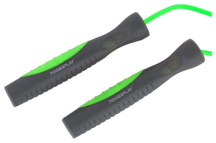 Скакалка PowerPlay 4204 Classic Jump Rope Зелена (2,7m.)