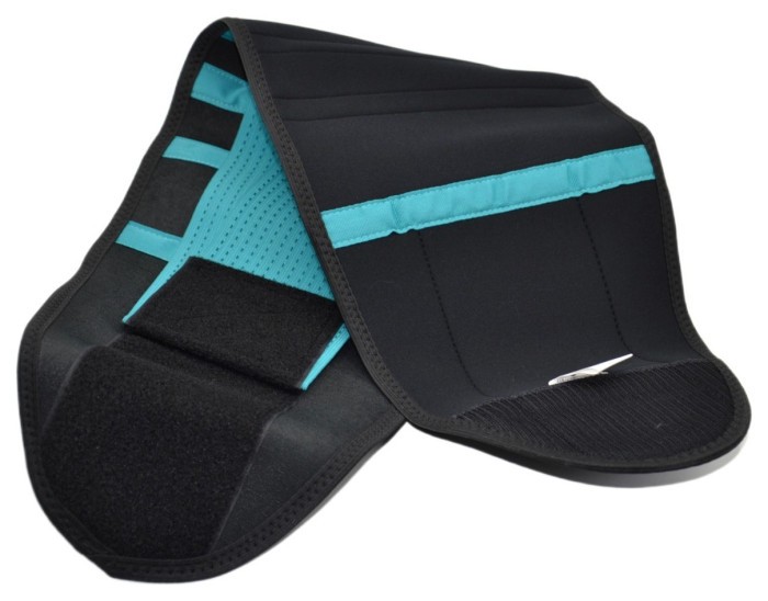 Пояс компрессійний MadMax MFA-277 Slimming belt Black/turquoise L