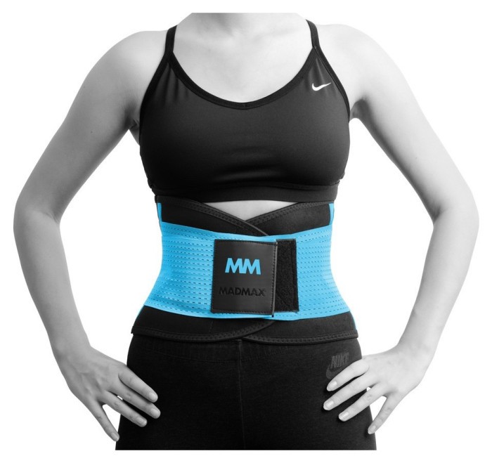Пояс компрессійний MadMax MFA-277 Slimming belt Black/turquoise L