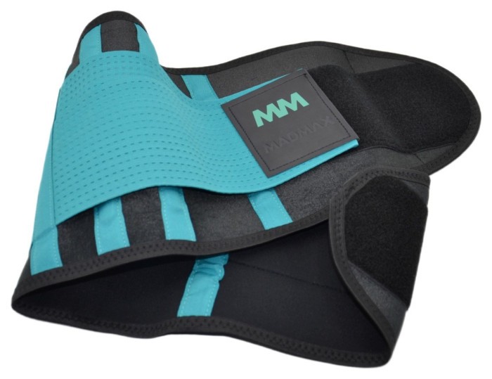 Пояс компрессійний MadMax MFA-277 Slimming belt Black/turquoise L