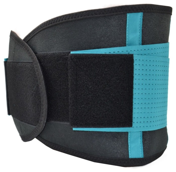 Пояс компрессійний MadMax MFA-277 Slimming belt Black/turquoise L