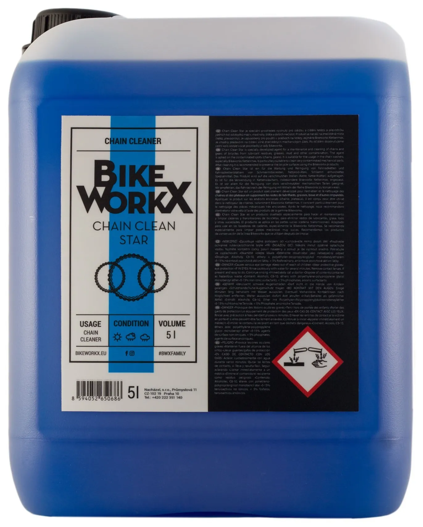 Очищувач BikeWorkX Drivetrain Cleaner банка 5л. (OBOD_DRIVETRAIN/5)