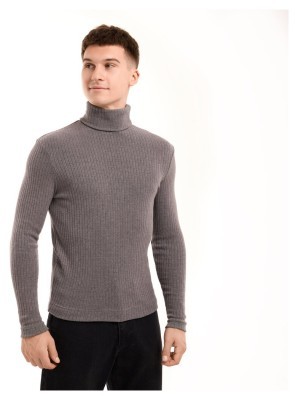 Чоловічий гольф Pobedov Prestige. Сірий гольф для чоловіків. Гольф ангора чоловічий