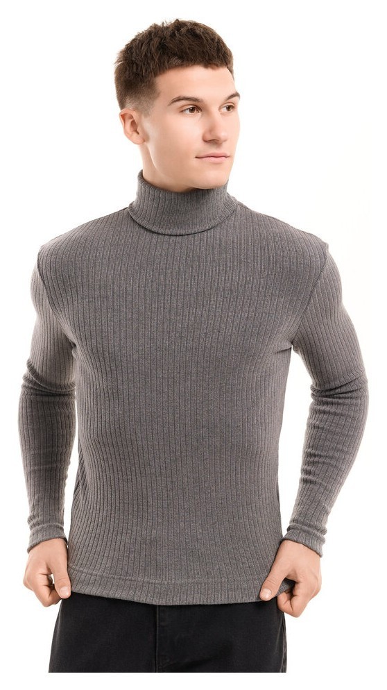 Мужской гольф Pobedov Prestige. Серый гольф для мужчин. Гольф ангора мужской