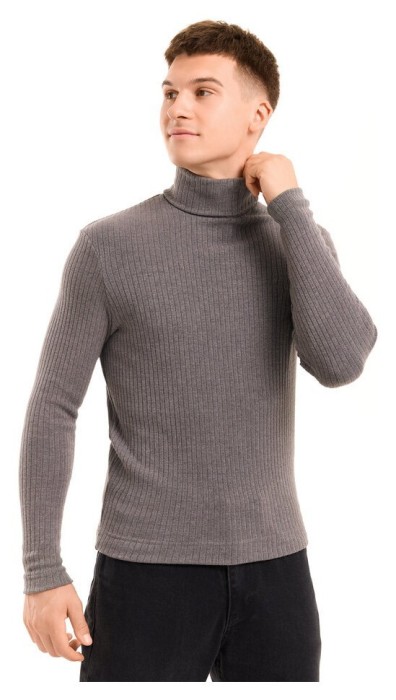 Чоловічий гольф Pobedov Prestige. Сірий гольф для чоловіків. Гольф ангора чоловічий, укр, укр