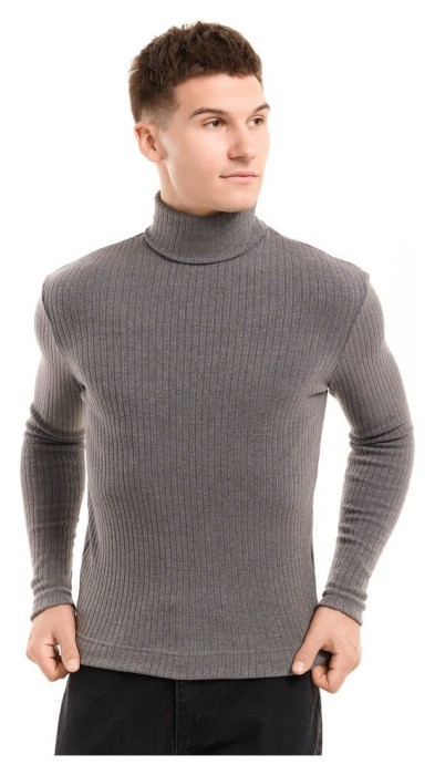 Чоловічий гольф Pobedov Prestige. Сірий гольф для чоловіків. Гольф ангора чоловічий, укр, укр