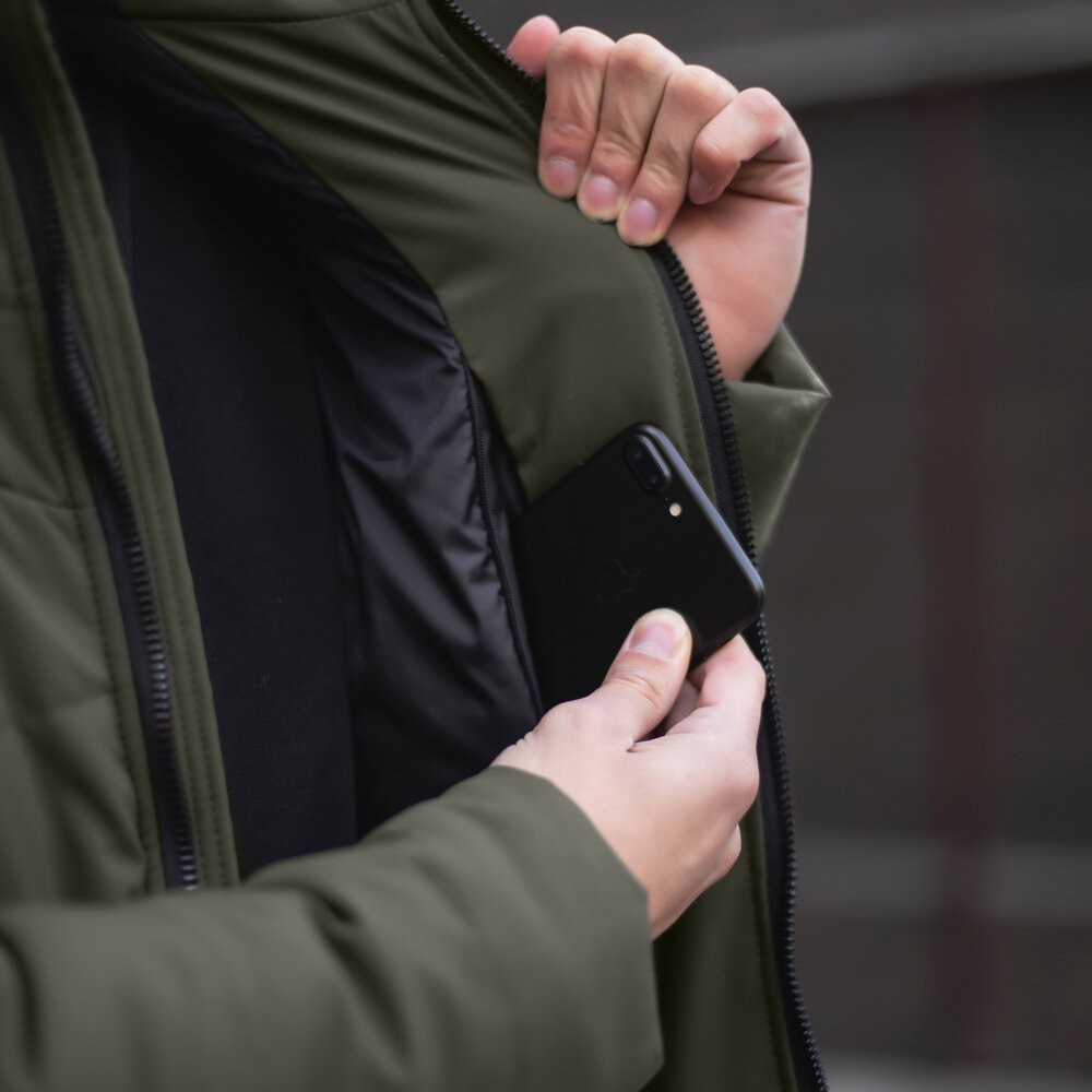 чоловіча зимова Куртка з капюшоном Pobedov Winter Jacket Dzen, укр, укр