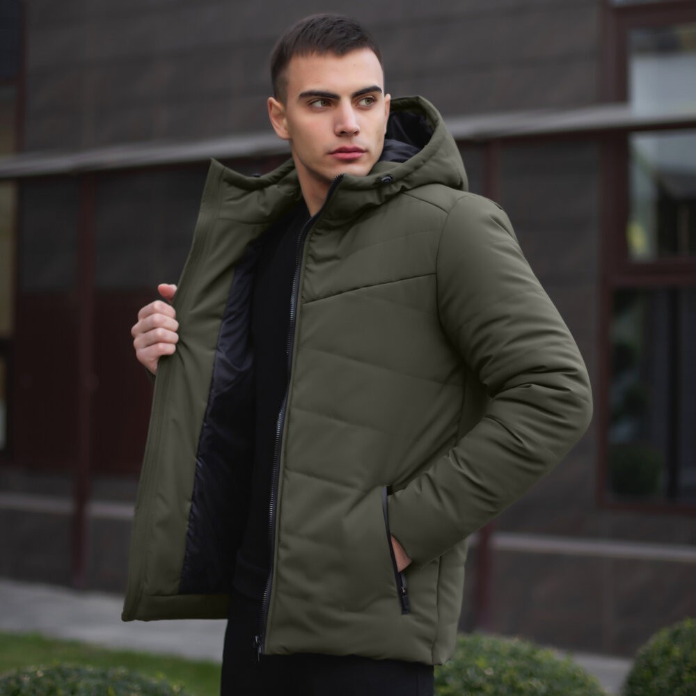 чоловіча зимова Куртка з капюшоном Pobedov Winter Jacket Dzen, укр, укр