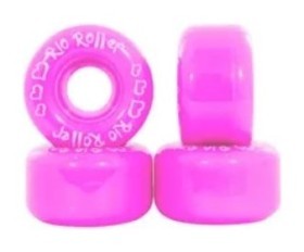 Запасные колеса для роликов в наборе Rio Roller S Pink (RIO504)
