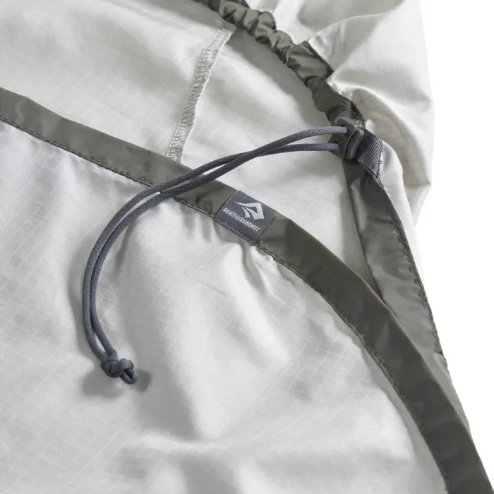 Вкладыш в спальник Sea to Summit Silk Blend Sleeping Bag Liner, Rectangular w/ Pillow Sleeve, Moonstruck Grey
