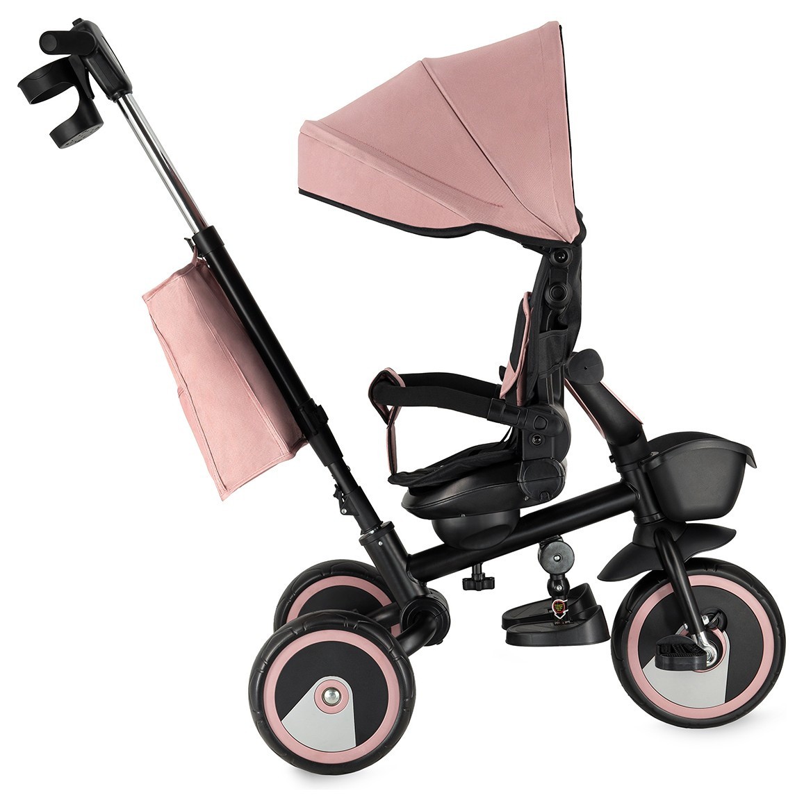 Триколісний велосипед MoMi IVI Pink, укр, укр