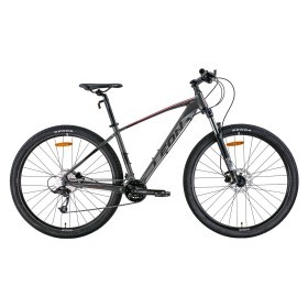 Велосипед 29&quot; Leon TN-70 AM Hydraulic lock out HDD 2022 (графітовий з чорним та червоним (м))