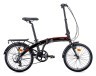 Велосипед Outleap Rio 20" M Black Red, укр