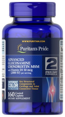 Triple Strength Glucosamine Chondroitin with Vitamin D3 - 160tabs
