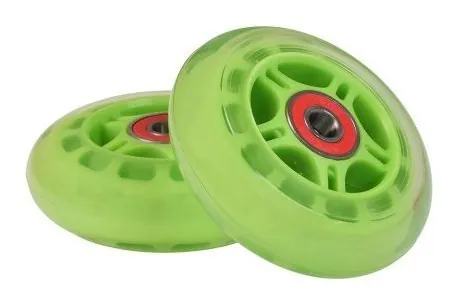Коліса для Ripstik 76 mm (пара) - Clear/Green (FRD.039276)