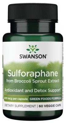 Sulforaphane from Broccoli Sprout Extract 400 mcg - 60veg caps