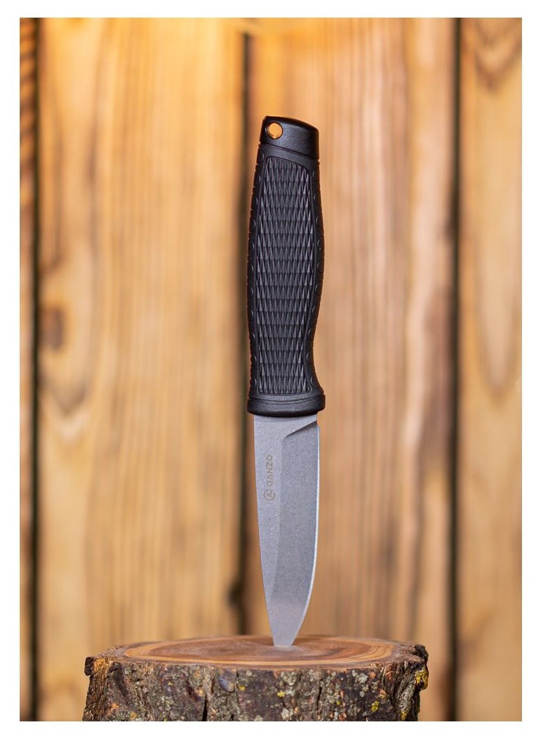 Ніж Ganzo G806-BK чорний з ножнами