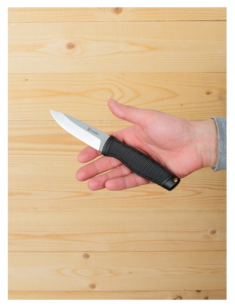 Ніж Ganzo G806-BK чорний з ножнами, укр, укр